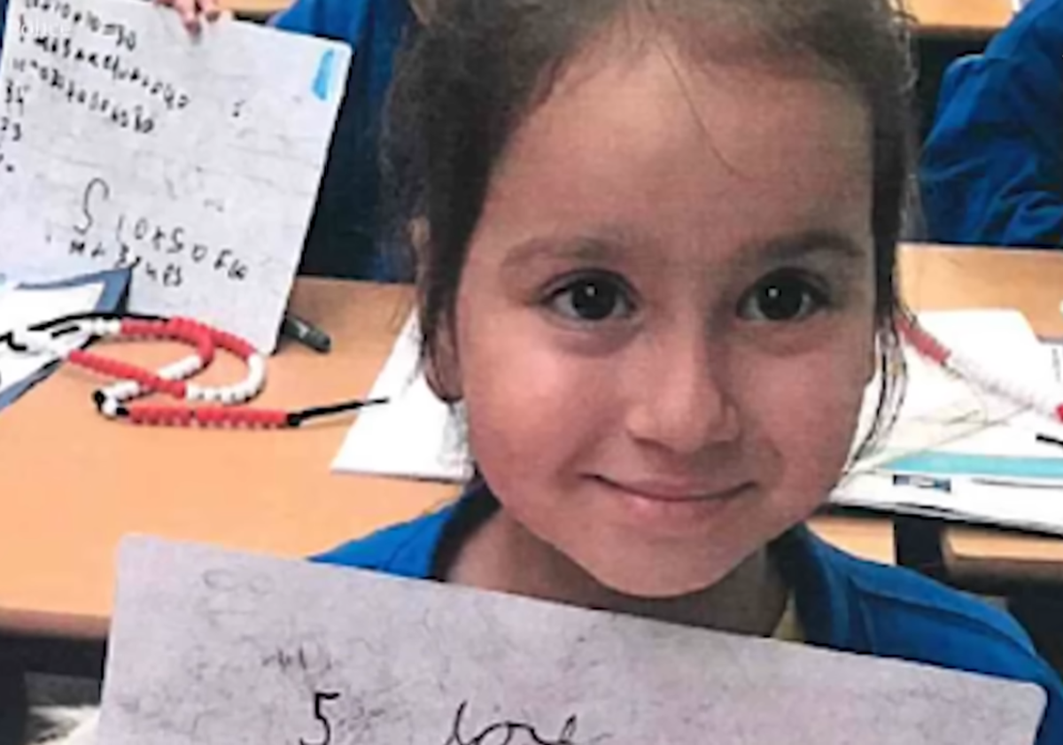 Sara Sharif, a 10 year old girl murdered by her father and stepmother, Photo Credit: The Sun/Youtube