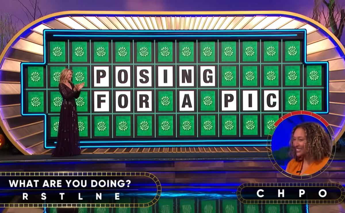Show hostess Vanna White in a 'Wheel of Fortune' episode, Photo Credit: Wheel of Fortune/Youtube