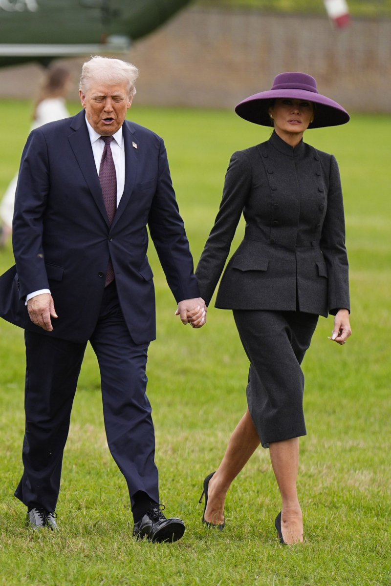 US President Donald Trump and Melania Trump at Windsor Castle, Photo Credit: Fan Kai Trump/X
