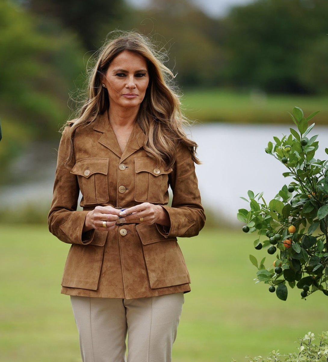First Lady Melania Trump during meeting with members of the Scouts' Squirrels program, Photo Credit: FLOTUS Report/X