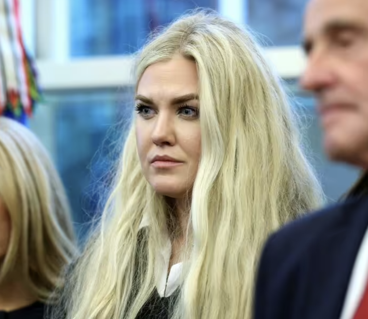 Erika Kirk attending the swearing-in ceremony of family friend Sergio Gor in the Oval office, Photo Credit: HustleBitch/X