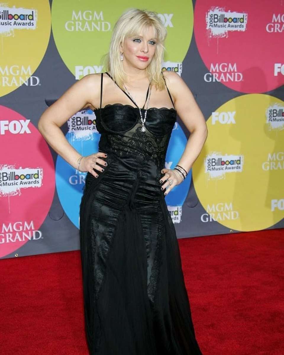 Courtney Love at the 2006 Billboard Music Awards red carpet, Photo Credit: courtneyisalove/Instagram