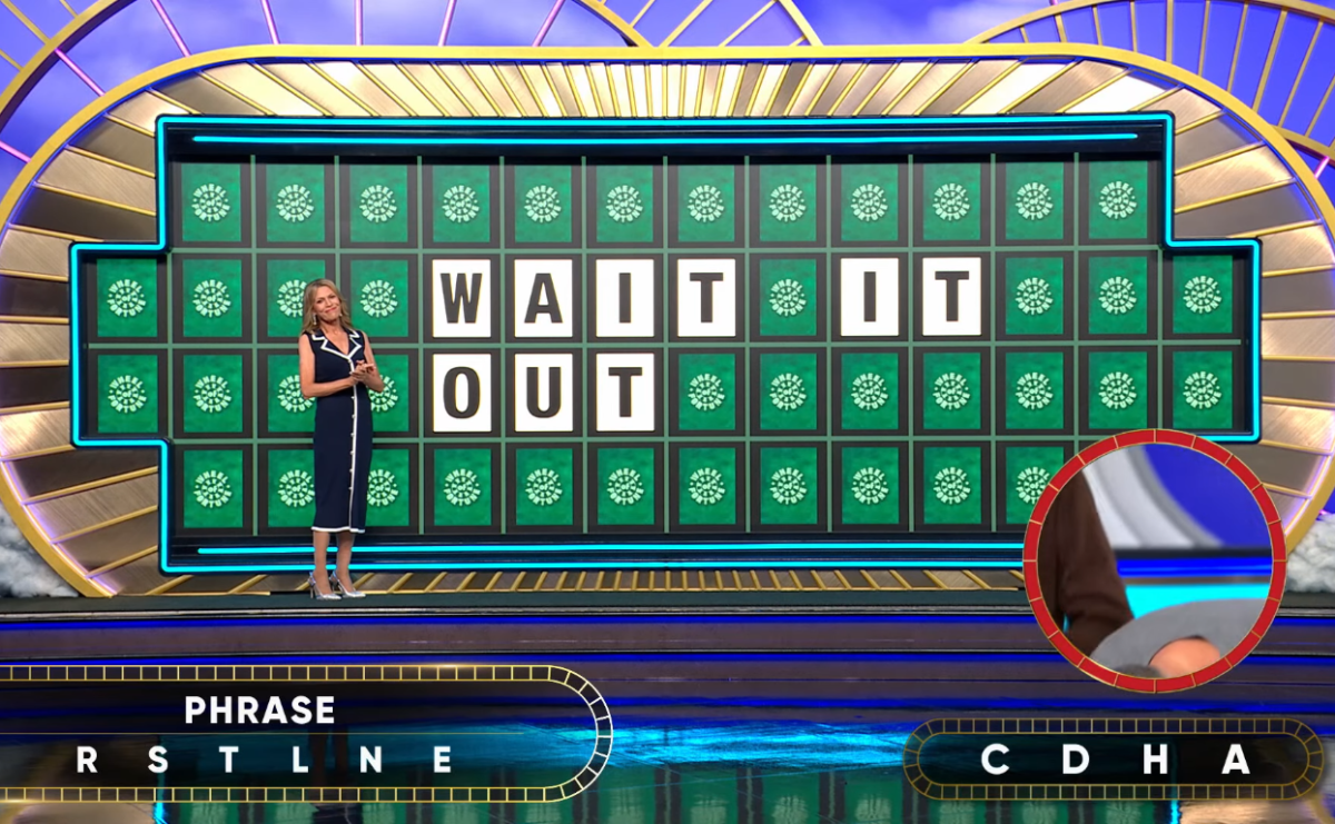 Show hostess Vanna White in a 'Wheel of Fortune' episode, Photo Credit: Wheel of Fortune/Youtube