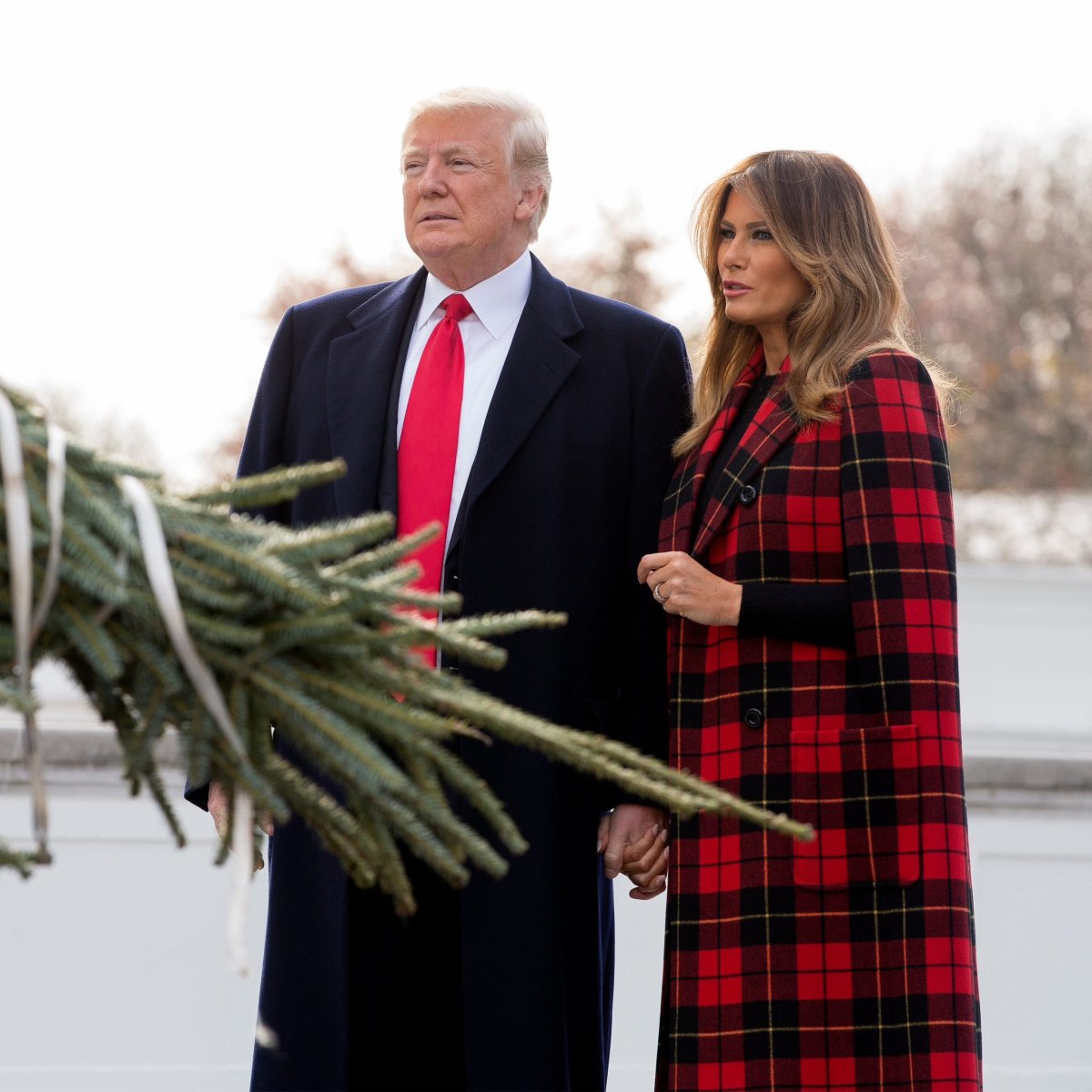 President Trump and Melania holding hands, Photo Credit: FLOTUS Report/X
