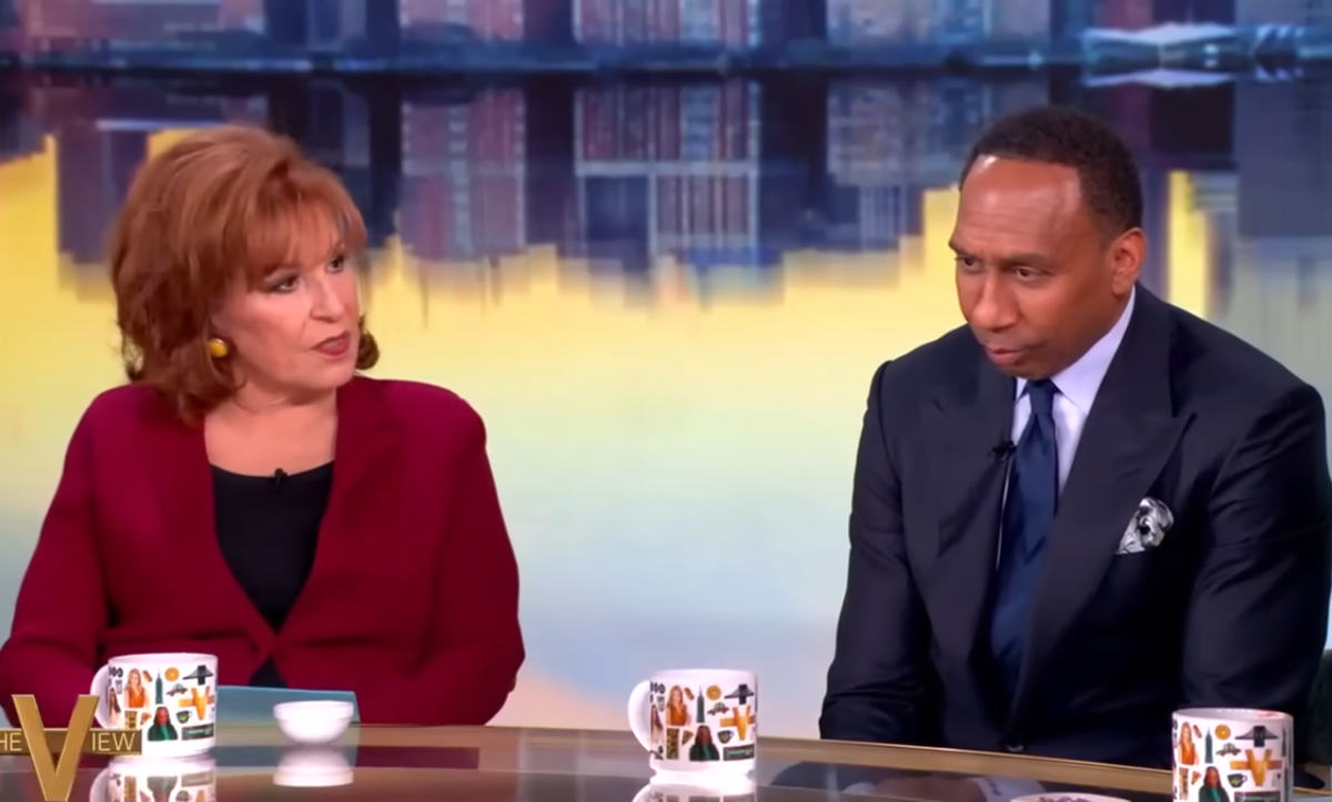 Stephen A. Smith and Joy Behar on The View, Photo Credit: The View/Youtube