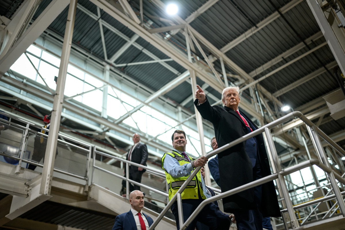  US President Donald Trump tours a Ford Factory in Michigan, Photo Credit: The White House/X