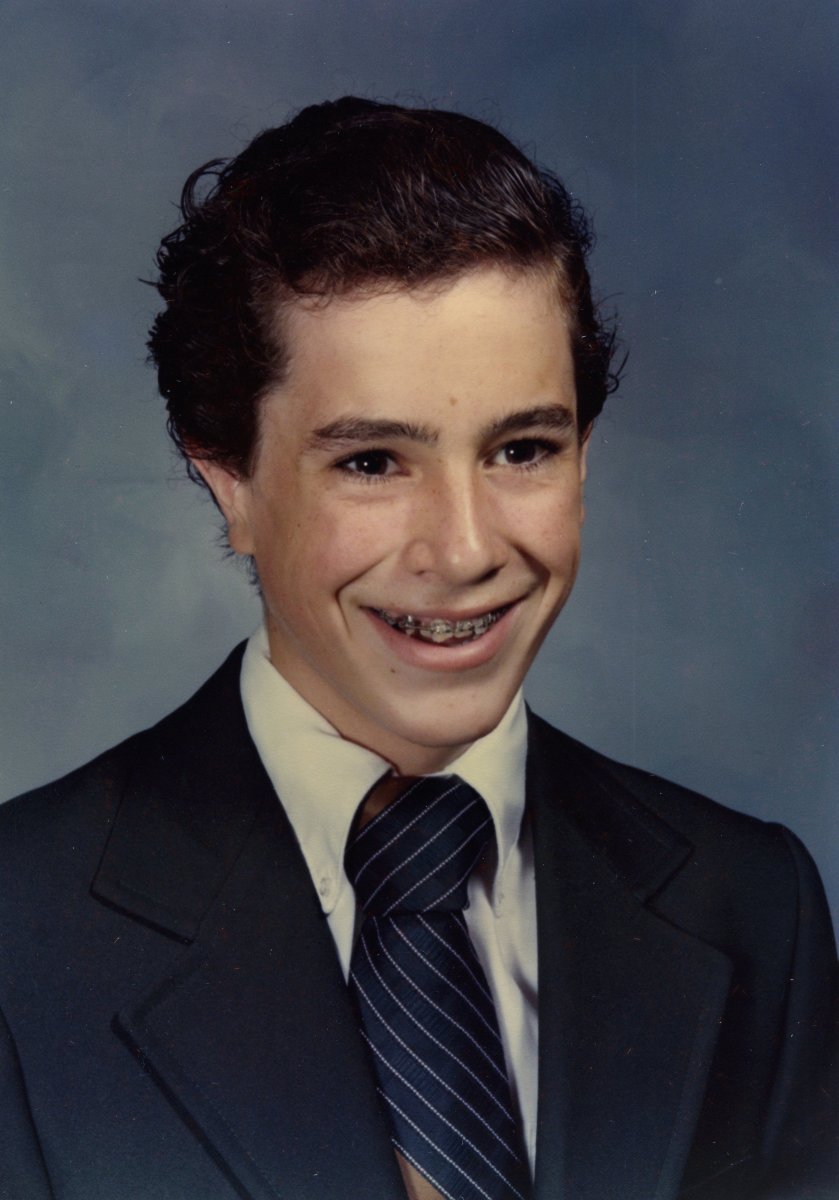 Stephen Colbert as a young man, Photo Credit: Stephen Colbert/X