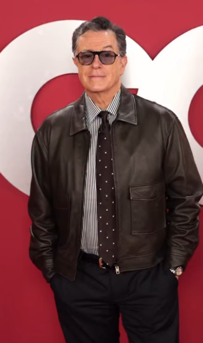 Stephen Colbert as honoree at GQ's Men of the Year party, Photo Credit: gq/X