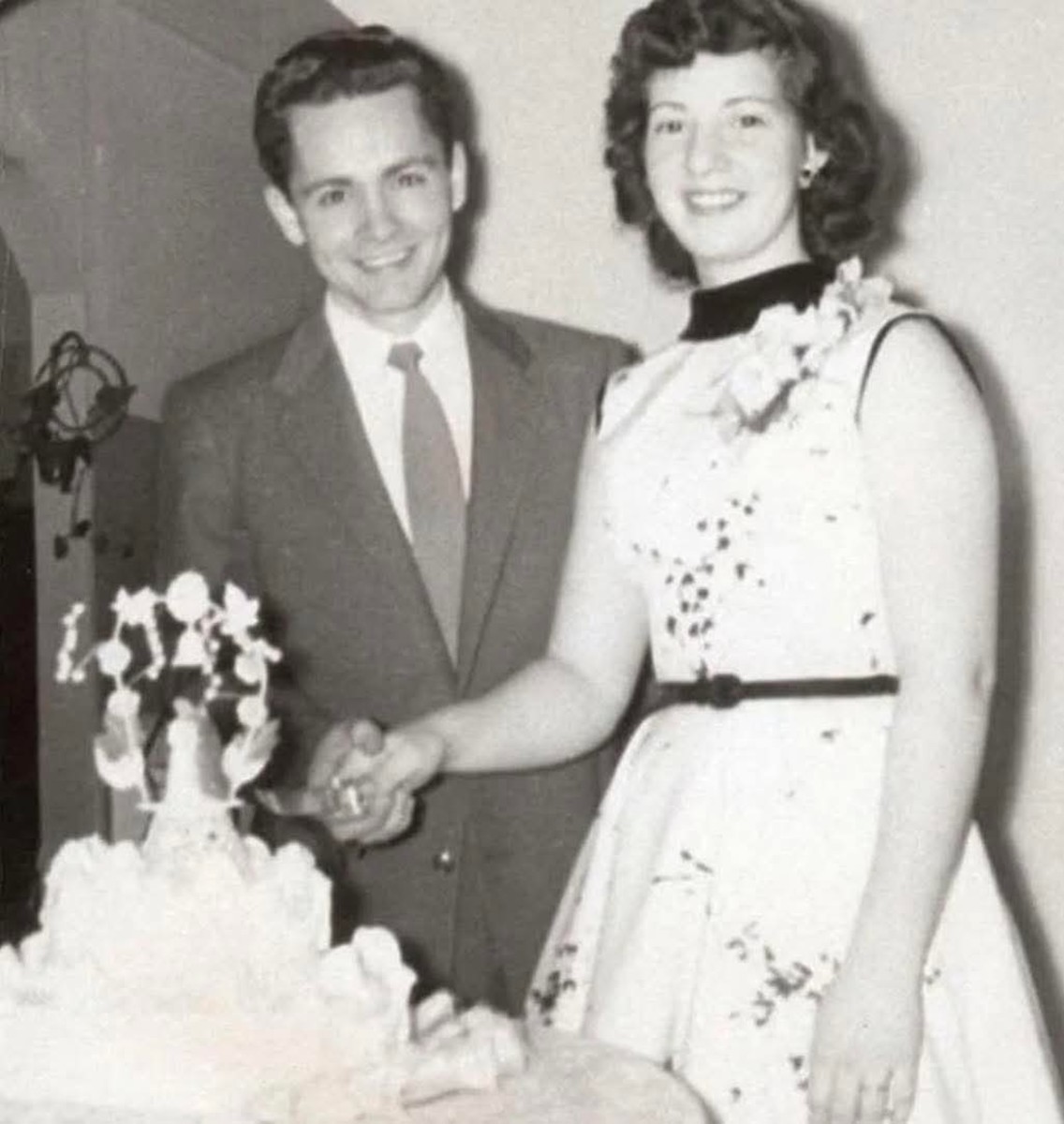 A clean-cut Charles Manson on his wedding day in 1955, Photo Credit: Abbasi/X