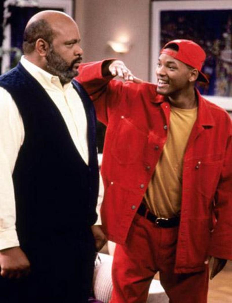Will Smith and James Avery standing next to each other in the sitcom "The Fresh Prince of Bel-Air," Photo Credit: know/X