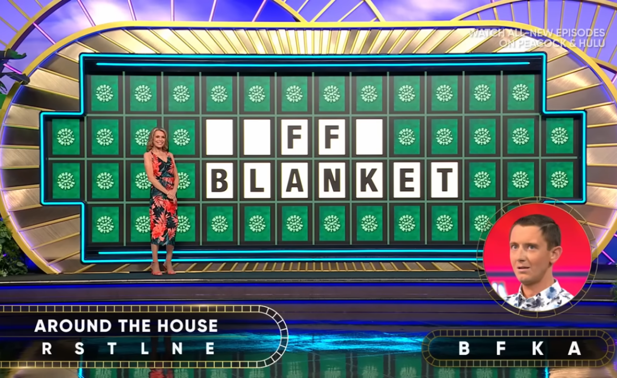 Show hostess Vanna White in a 'Wheel of Fortune' episode, Photo Credit: Wheel of Fortune/Youtube