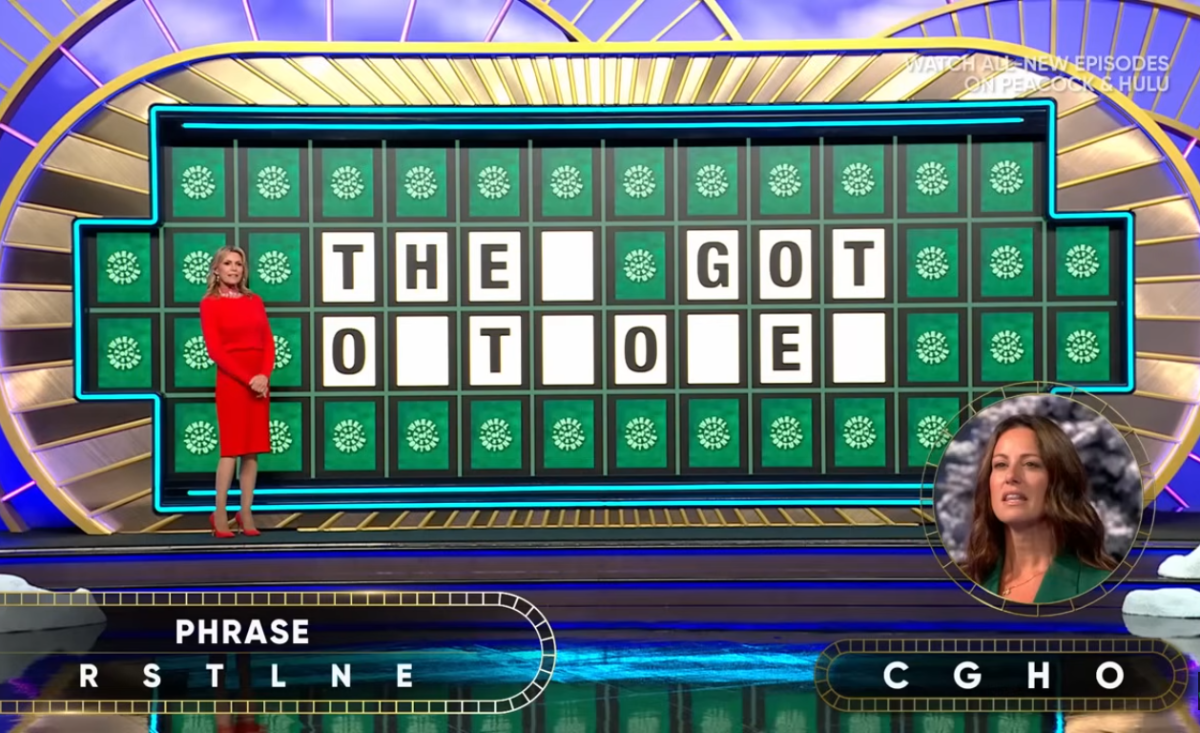 Show hostess Vanna White in a 'Wheel of Fortune' episode, Photo Credit: Wheel of Fortune/Youtube