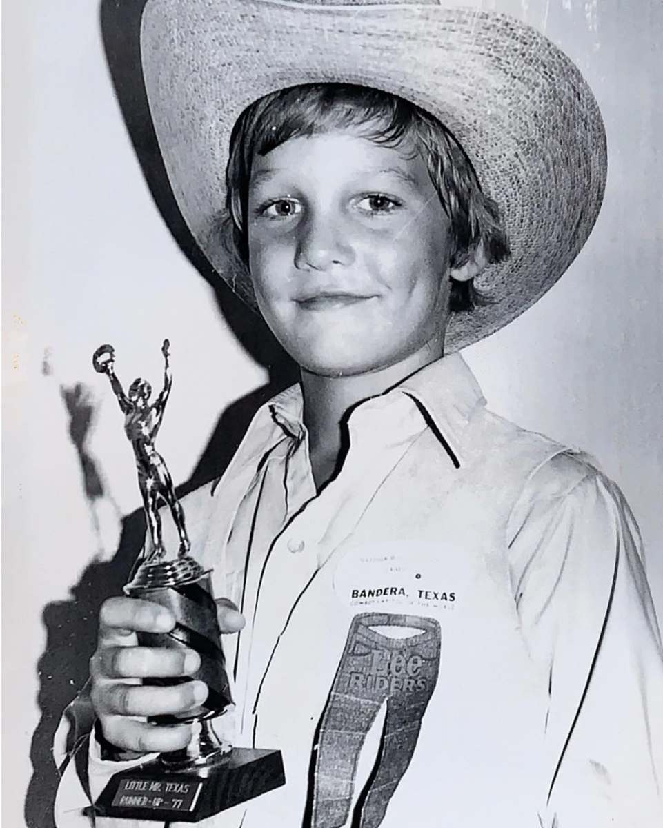 Young Matthew McConaughey as Little Mr. Texas runner-up, 1977, Photo Credit: officiallymcconaughey/Instagram