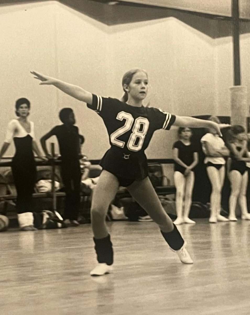 Young Christina Applegate during a dance class, Photo Credit: christinaapplegate/Instagram
