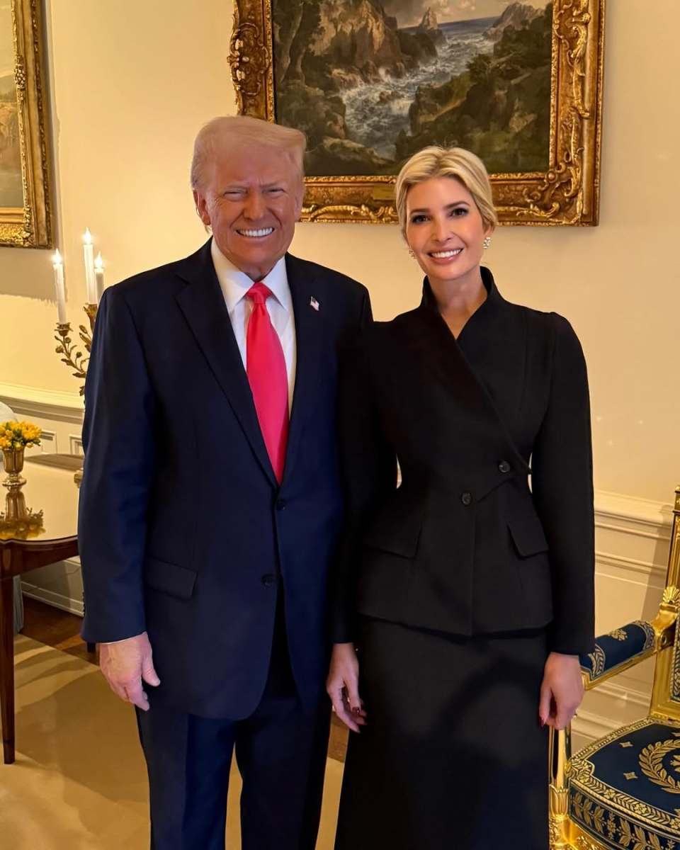 US President Donald Trump and daughter Ivanka Trump at the White House before the Joint Address to Congress, Photo Credit: ivankatrump/Instagram