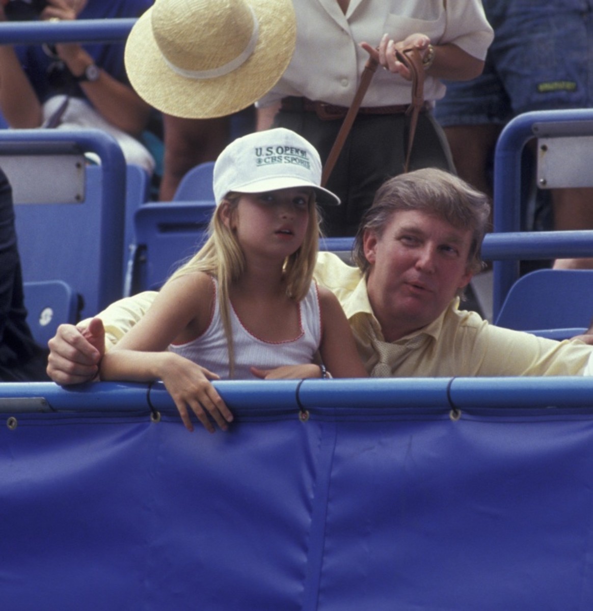 US President Donald and daughter Ivanka Trump at the U.S. Open, 1991, Photo Credit: Keeping Up With The Trumps/x