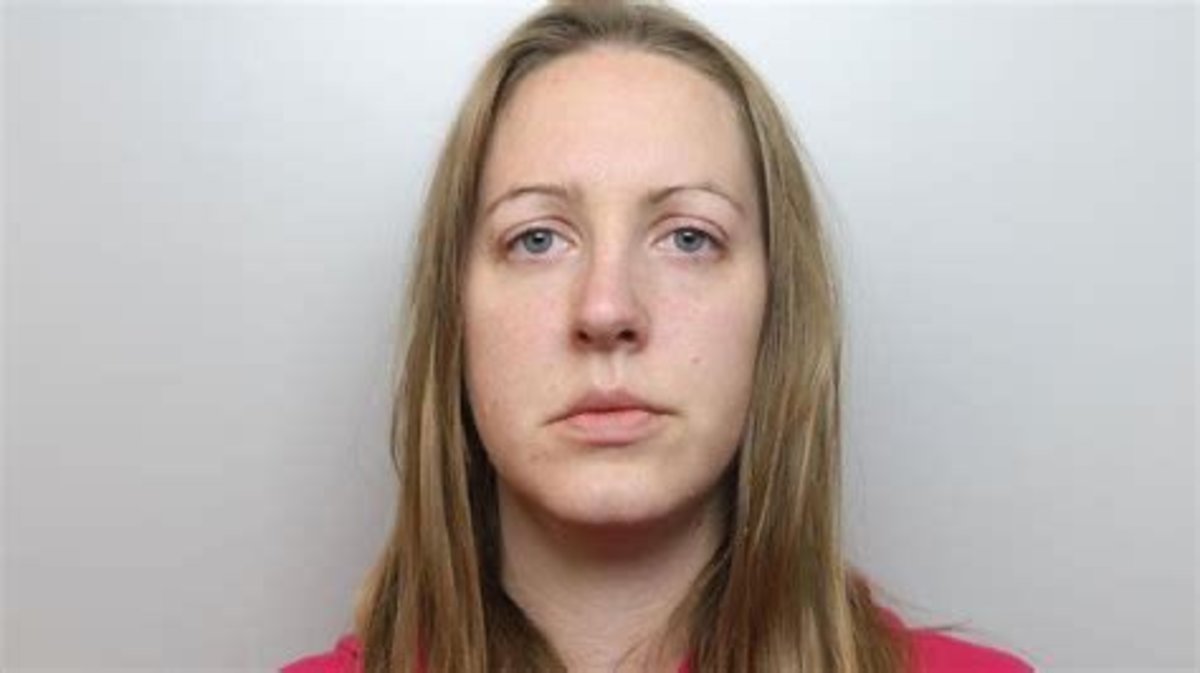 A close up photo of Lucy Letby, Photo Credit: Hunt & Gather Reporting and Video/X