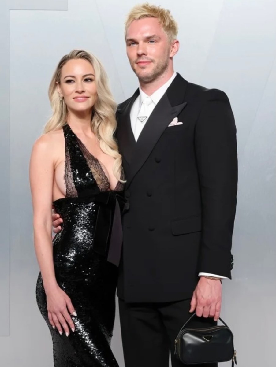 Bryana Holly and Nicholas Hoult at the 'Vanity Fair' Oscar afterparty, Photo Credit: bryanaholly/Instagram