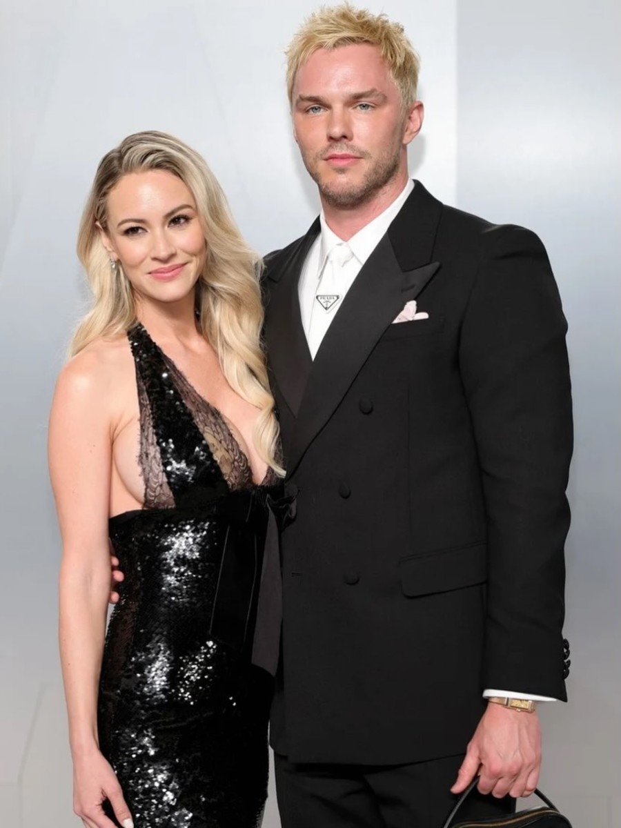 Bryana Holly and Nicholas Hoult at the 'Vanity Fair' Oscar afterparty, Photo Credit: bryanaholly/Instagram