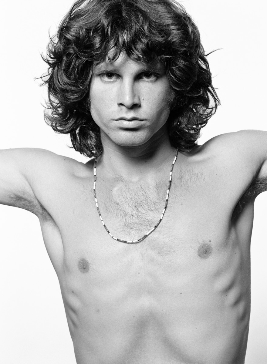 Jim Morrison in one of the photos from Joel Brodsky